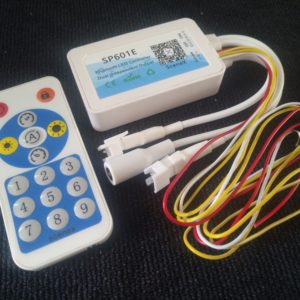 Music Pixels LED RGB Strip Light Controller SP601E WS2812B WS2811Built In Mic Dual Signal Addressable IOS/Android App DC5V-24V