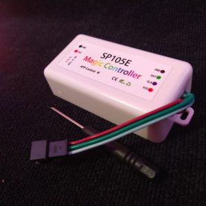 SP105E WS2812B Led Pixels Strip Controller DC5V-24V RGB Controller Bluetooth Music RF Remote WS2811 SK6812 Strip Lights