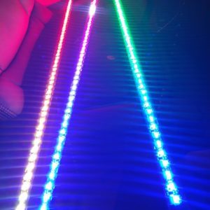 4 Watts Led RGBW 12 pixels Aluminum Rigid Bars Super Bright 4amps 23 inches / 60cm 12volts.