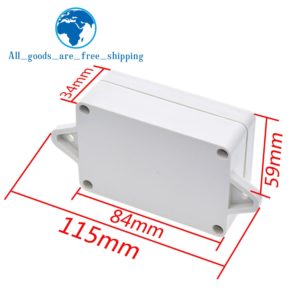 85mm x 58mm x 33mm Waterproof Plastic Electronic Project Box Enclosure Case DIY