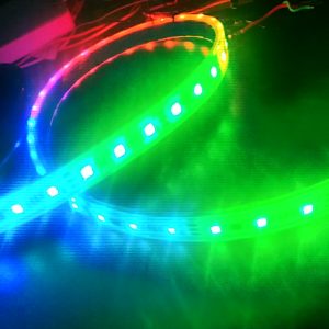 Super Bright RGBW 12Volts Led Strip ip68 36 watts By Meter 60 Leds By Meter Premium Connections 2.62 foot / 31 inches / 80cm 4000k