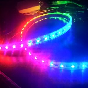 Super Bright RGBW 12Volts Led Strip ip68 36 watts By Meter 60 Leds By Meter Premium Connections 4.5 foot / 140cm 6000k
