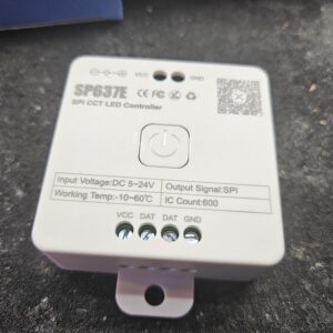 SP637E Smart SPI LED Controller DC 5V 12V 24V 600ICs Addressable Pixel Bluetooth Music Dimmer 2.4G RF 4-Zone