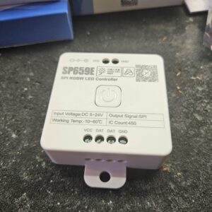 SP659E RGBW Addressable LED Pixel Strip Light DC 5V 12V 24V Smart APP Voice Control Music Timer Dimmer/RF 2.4G Remote Control