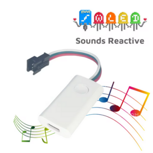 WLED Sounds Reactive Slim Addressable LED strip controller