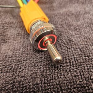 16mm Toggle Switch 3 Positions 5-24volts DC 15 amps high current Red Led